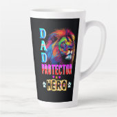 Dad Protector Hero Latte Mok (Rechts)