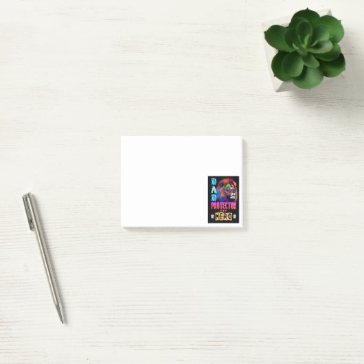 Dad Protector Hero Post-it® Notes (Kantoor)