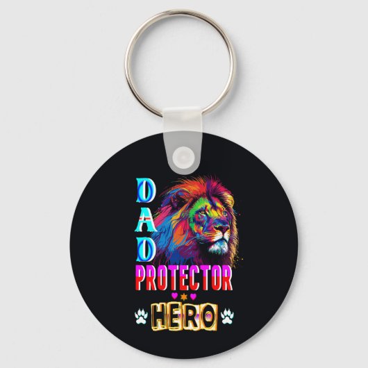 Dad Protector Hero Sleutelhanger (Voorkant)