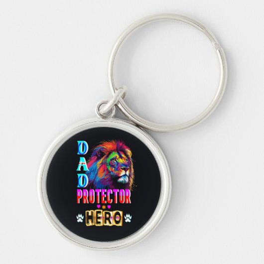 Dad Protector Hero Sleutelhanger (Voorkant)