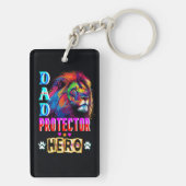 Dad Protector Hero Sleutelhanger (achterkant)