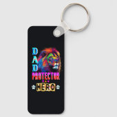 Dad Protector Hero Sleutelhanger (Achterkant)