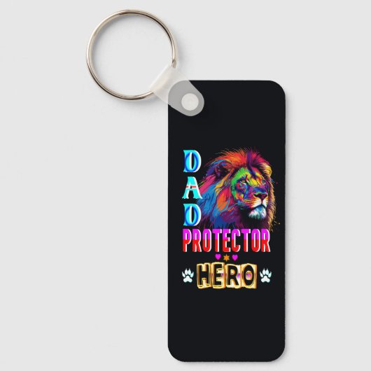 Dad Protector Hero Sleutelhanger (Voorkant)