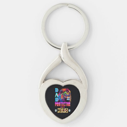 Dad Protector Hero Sleutelhanger (Voorkant)