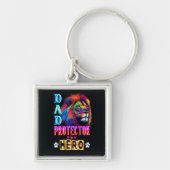 Dad Protector Hero Sleutelhanger (Voorkant)