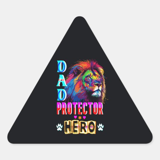 Dad Protector Hero Sticker (Voorkant)