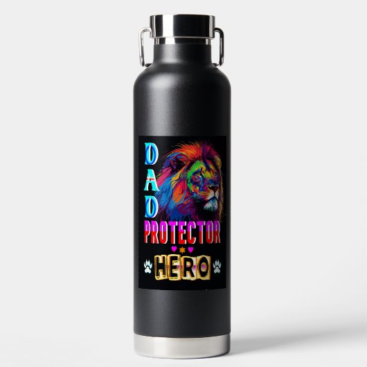 Dad Protector Hero Waterfles (Voorkant)