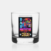 Dad Protector Hero Whisky Glas (Achterkant)