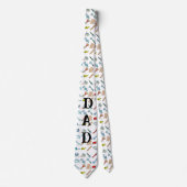 "DAD" Quote Collectie DIY Enthusiast's Tools Stropdas (Voorkant)