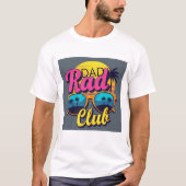 Dad Rad Club Retro Zomervibes - Vaderdag T-shirt (Voorkant)