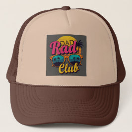 Dad Rad Club Retro Zomervibes - Vaderdag Trucker Pet
