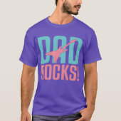 Dad Rocks gift T-shirt (Voorkant)