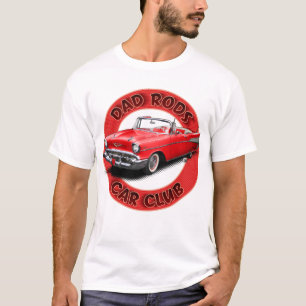 Dad Rods Car Club Rode Bel Air Cabrio T-Shirt