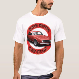 Dad Rods Car Club Rode Camaro T-shirt