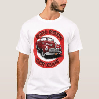 Dad Rods Car Club Rode Hudson Cabrio T-Shirt