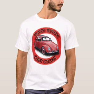 Dad Rods Car Club Rode Volkswagen Auto T-Shirt