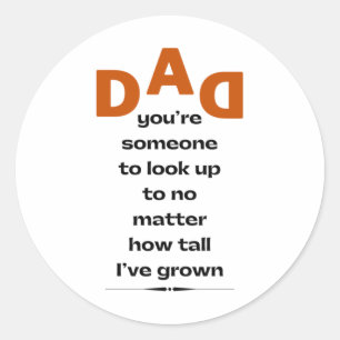 Dad Ronde Sticker