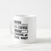 Dad’s Coffee Loading – Funny Tech Mug/Tee Koffiemok (Voorkant links)