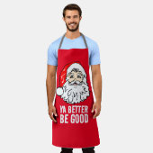 DAD SANTA CLAUS CHRISTMAS KITCHEN SCHORT (Gedragen)