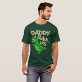 Dad-Saurus Funny Dinosaur T-Rex Dad Vaderdag T-shirt (Voorkant volledig)