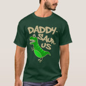 Dad-Saurus Funny Dinosaur T-Rex Dad Vaderdag T-shirt (Voorkant)