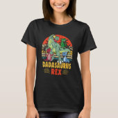 Dad saurus Rex Daddy Dinosaur 3 three Kids Father' T-shirt (Voorkant)