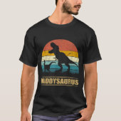 Dad Saurus T Rex Dinosaur Funny Vaderdag T-shirt (Voorkant)