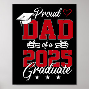 Dad Senior 2025 Trotse vader van een CL van 2025 A Poster
