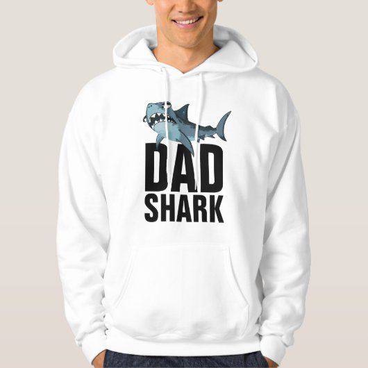 DAD SHARK T-SHIRTS & HOODIES (Voorkant)