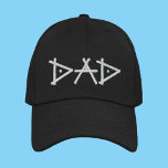 Dad Simple Cool Moderne Typografie Custom Geborduurde Pet<br><div class="desc">Dad Simple Cool Modern Typography Custom Embroidered Baseball Pet is voorzien van de eenvoudige moderne geborduurde tekst "Dad". Perfect als cadeau voor vader voor Vaderdag,  Kerstmis,  verjaardag en meer. Creëer door Evco Studio www.zazzle.com/store/evcostudio</div>
