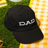Dad Simple Cool Moderne Typografie Custom Geborduurde Pet
