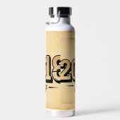 Dad Since [Year] - Vetgedrukte  typografie Water B Waterfles (Rechts)