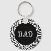 DAD SLEUTELHANGER - ZEBRA LIJST (Voorkant)