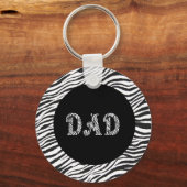 DAD SLEUTELHANGER - ZEBRA LIJST (Voorkant)