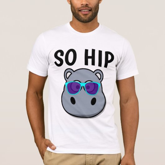 DAD SO HIP HIPPO T-SHIRTS (Voorkant)