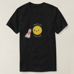 Dad Space Verjaardag Flight Crew T-shirt
