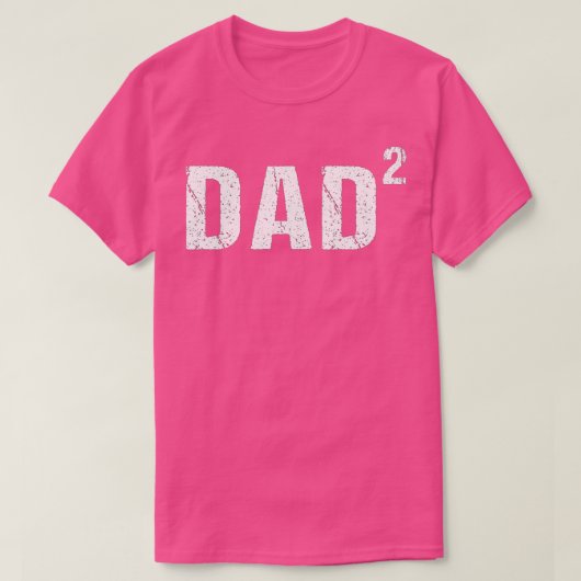 Dad Squared Dad of Two T-shirt (Design voorkant)