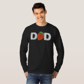 Dad Strawberry  Fruitarian I Love Dad Father s Day T-shirt (Voorkant volledig)