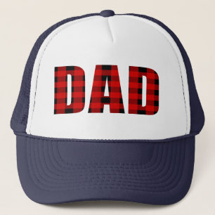 Dad Tartan Patroon-Kerstcadeau Trucker Petje Pet