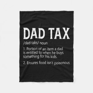 DAD Tax Definition Kleding T-shirt Fleece Deken