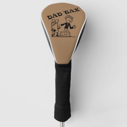 DAD TAX Maaltijd Ticket Golfheadcover (Voorkant)