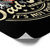 Dad Tax Making Sure It's Not Ison Funny Fathers Da Poster (Hoek)