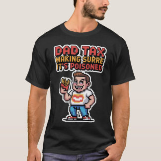 Dad Tax Pixel-T-shirt – 8-bits snackinspectieappar T-shirt