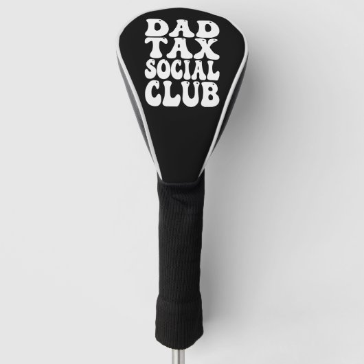 Dad Tax Social Club  Golfheadcover (Voorkant)