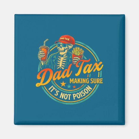 Dad Tax Zorg Dat Het Kunst Is Magneet (Voorkant)