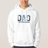 "DAD The Man Mith Legend" Vaderdag Gift Hoodie (Voorkant)