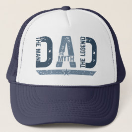 "DAD The Man Mith Legend" Vaderdag Gift Trucker Pet