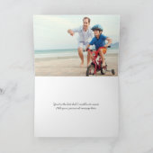 DAD The Man Myth Legend Blue Photo Fathers Day Kaart (Binnen)