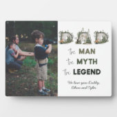 DAD The Man Myth Legend Outdoor Foto Fotoplaat (voorkant)
