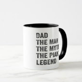 Dad the man the myth the piano legend mok (Voorkant rechts)